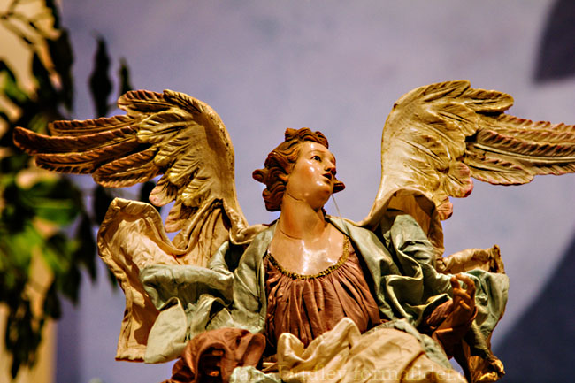 Angel, from the Presepio that was set up this past Christmas.